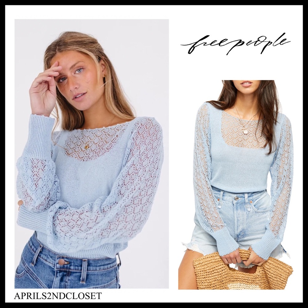 FREE PEOPLE BOHO PULLOVER LUXE KNIT SWEATER A3C - Picture 16 of 16